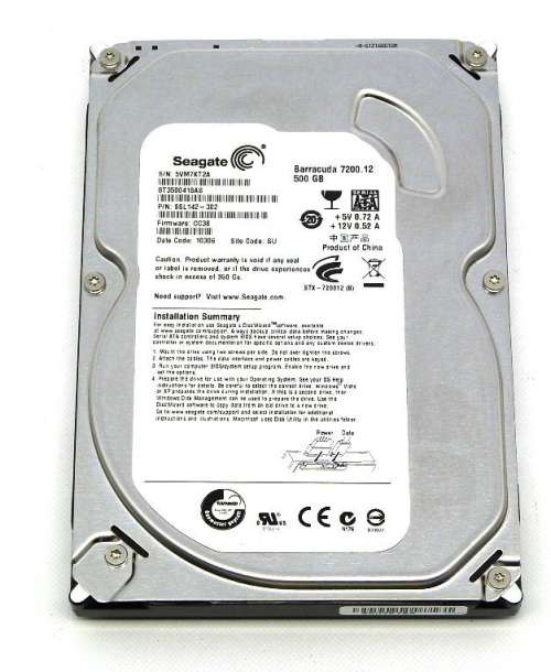 Seagate ST3500418AS 500GB Hard Drive
