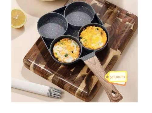Aluminum 4 Division Frying Pan