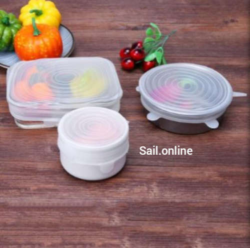 6x Convenient Silicone Lids