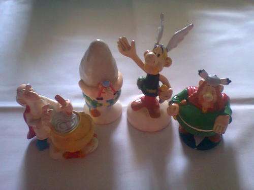 Asterix , Obelix , Getafix and Vitalstalistix Pva Figures