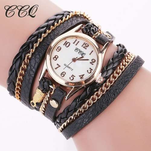 Wrist Watch Leather Bracelet -3 colours to choose from *Free Shipping