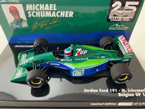 Michael Schumacher F1 Debut Car - Jordan 1991 (Minichamps Numbered Edition - new)