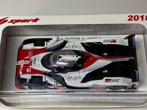 Toyota GAZOO Racing  - 24hr Le Mans Winner 2018 - driven by Alonso (Spark 1:43)