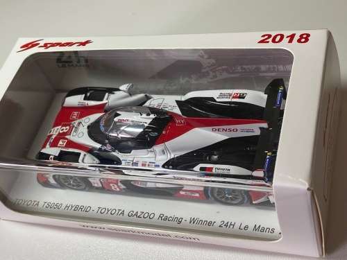 Toyota GAZOO Racing  - 24hr Le Mans Winner 2018 - driven by Alonso (Spark 1:43)