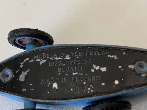 Vintage Bugatti Type 35 1926 (1961-1965 Lesney - Made in England +/-1:60)