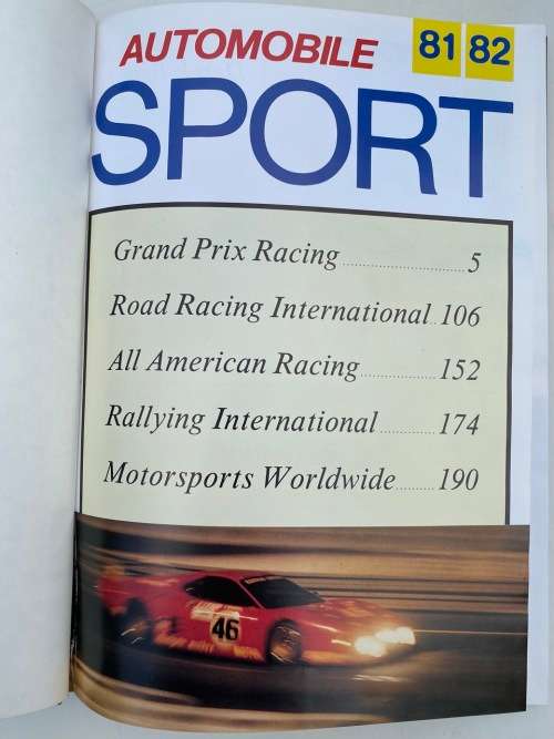 Automobile Sport 1981/1982 [hardcover]