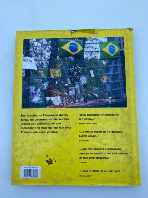 Ayrton Senna - One Year On [hardcover] (by Alan Henry)