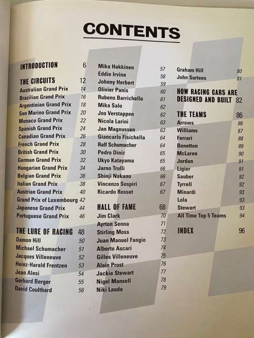 Formula 1 - The Complete Race by Race Guide 1997 [hardcover]
