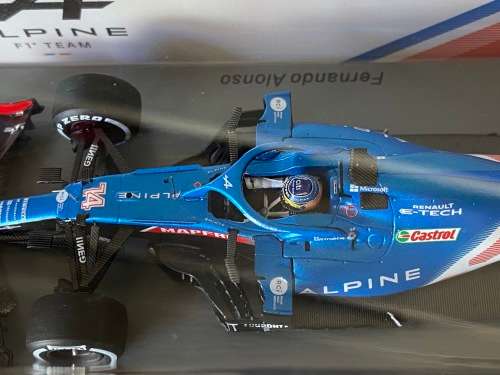 Fernando Alonso - 2021 Alpine Renault F1 `Hungarian GP` (Spark 1:43)