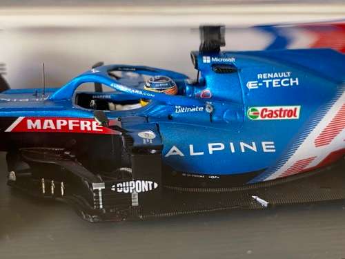 Fernando Alonso - 2021 Alpine Renault F1 `Hungarian GP` (Spark 1:43)