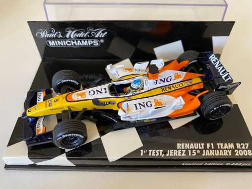 Fernando Alonso - Renault F1 2008, 1st Jerez Test (Minichamps Ltd Edition)