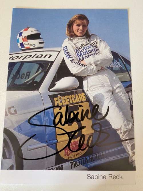Original Signed Postcard of Sabine (Reck) Schmitz
