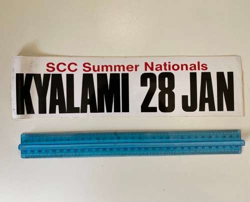 Classic Kyalami Race Days (x3 Stickers)