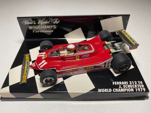 Jody Scheckter - Ferrari World Champion 1979 (Rare Minichamps 1:43)