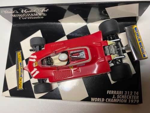 Jody Scheckter - Ferrari World Champion 1979 (Rare Minichamps 1:43)