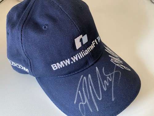 Signed Juan Pablo Montoya Cap - BMW Williams Formula 1 Team 2001/2 [Unworn]
