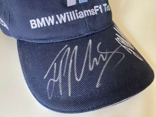 Signed Juan Pablo Montoya Cap - BMW Williams Formula 1 Team 2001/2 [Unworn]