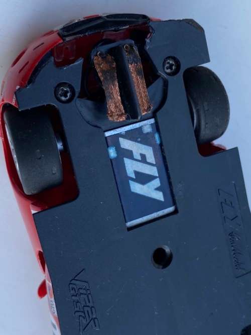 Dodge Viper GTS/R #91 - 1st Place 24h Daytona 2000 (Fly 1:32 slot car - used, broken rear wing)