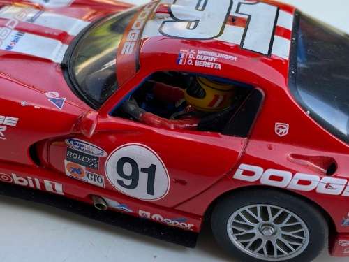 Dodge Viper GTS/R #91 - 1st Place 24h Daytona 2000 (Fly 1:32 slot car - used, broken rear wing)