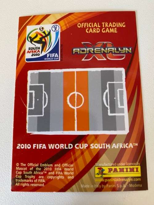 Sebastian Veron, Argentina - Rare Gold Champion Card - World Cup 2010 South Africa Panini Adrenalyn