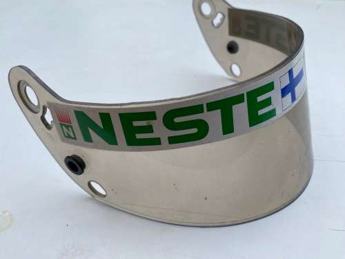 Keke Rosberg`s Visor From 1984 South African F1 Grand Prix (with partial autograph)