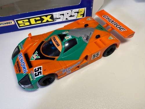 Mazda 787 `Renown` Le Mans Winner (SCX 1:32 slot car - unused with box, mirror missing)