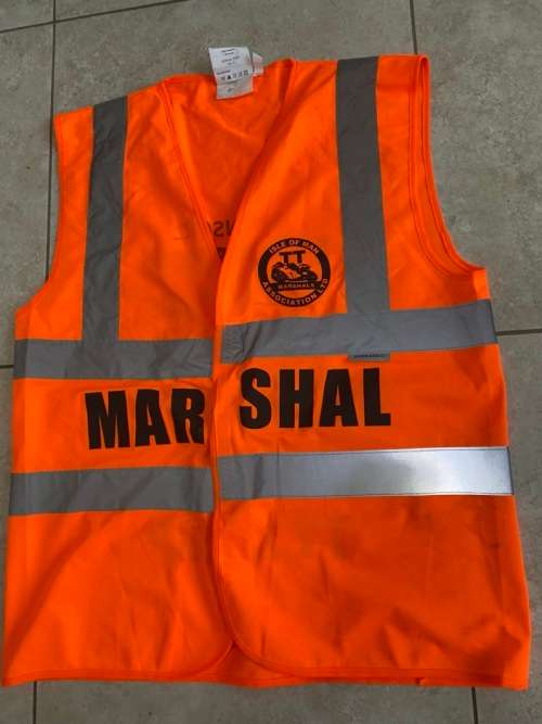 Official Isle of Man TT Marshall Reflective Jacket (XL)