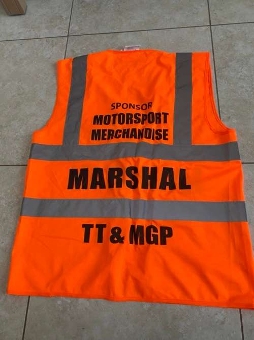 Official Isle of Man TT Marshall Reflective Jacket (XL)