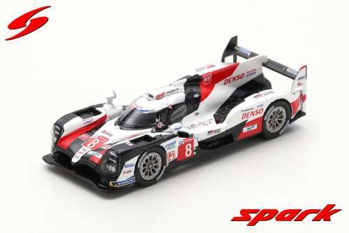 Toyota GAZOO Racing  - 24hr Le Mans Winner 2018 - driven by Alonso (Spark 1:43)