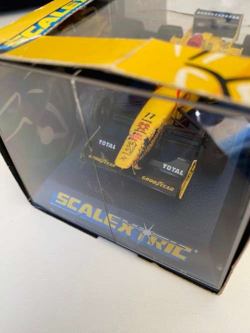 Jordan Peugeot `B&H Snake Car` - Ralf Schumacher 1997 (Scalextric 1:32 slot car - unused)