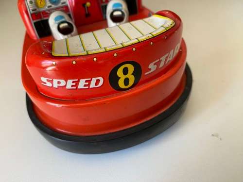 Antique Tin-Plate 1960s Bumper Car `Speed Star` (T.N Nomura - Made in Japan)