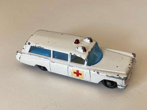 Vintage S&S Cadillac Ambulance 1965 no.54 (Rare Lesney Matchbox - Made in England)