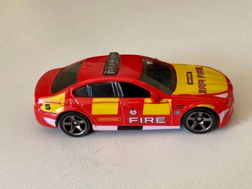 BMW M5 Fire Car (Matchbox 2014 1:64)