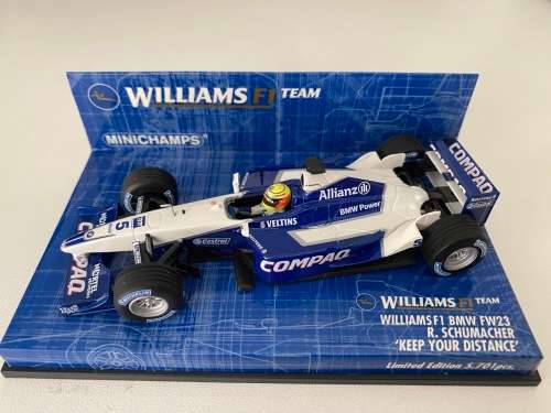 Ralf Schumacher - Williams BMW 2001 `Keep Your Distance Edition` (Minichamps 1:43 Ltd Edition)
