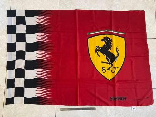 Official Ferrari Flag (1.4m x 0.9m) [secondhand]