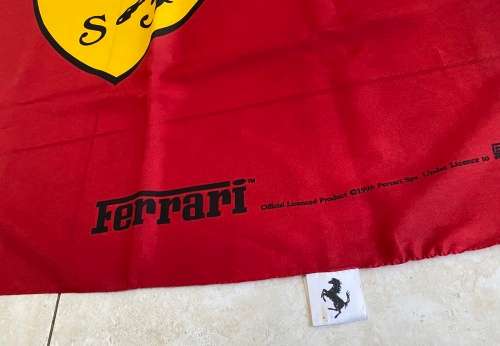 Official Ferrari Flag (1.4m x 0.9m) [secondhand]