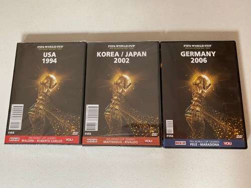 FIFA World Cup DVD Collection (x3 - USA 1994, Korea/Japan 2002, Germany 2006)