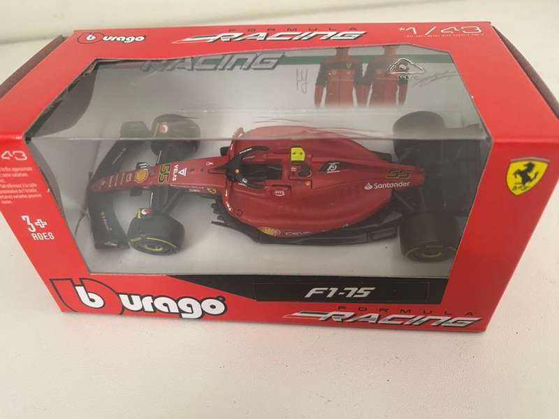 Carlos Sainz - Ferrari F1-75 2022 (Bburago 1:43 new)