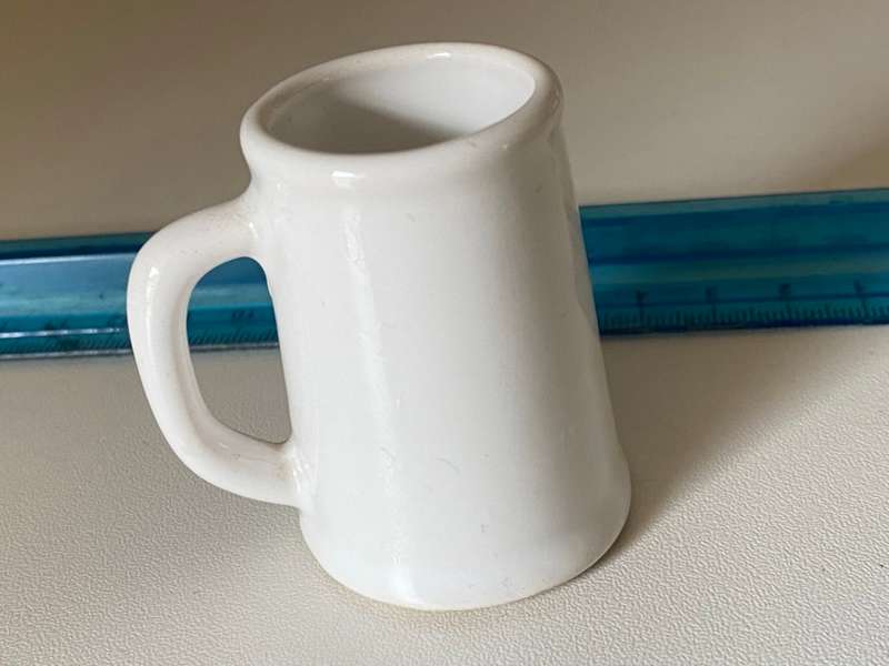 Standard Bank Cricket Ceramic Mini-Mug / Tot Glass - early 2000s