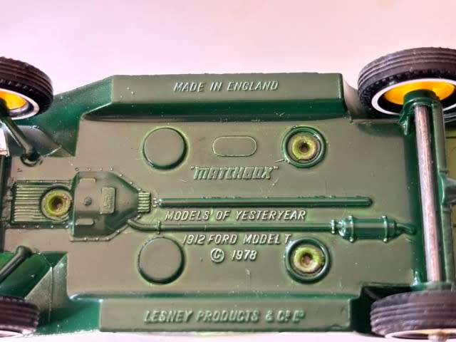 Ford Model T `Yesteryear 25` (Matchbox Models of Yesteryear 1978 +/-1:40 Made in England - with box)