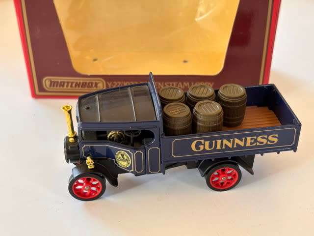 Foden Steam Lorry `Guinness 1922` (Matchbox Models of Yesteryear Y27 +/-1:72 - with box)
