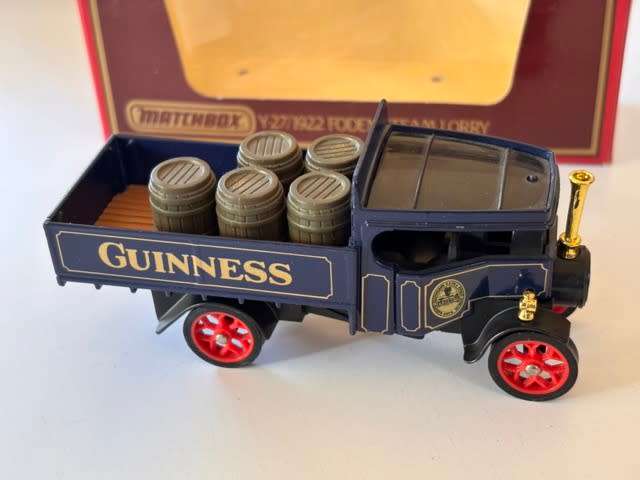 Foden Steam Lorry `Guinness 1922` (Matchbox Models of Yesteryear Y27 +/-1:72 - with box)