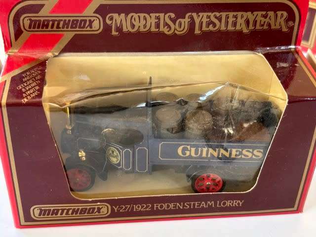 Foden Steam Lorry `Guinness 1922` (Matchbox Models of Yesteryear Y27 +/-1:72 - with box)