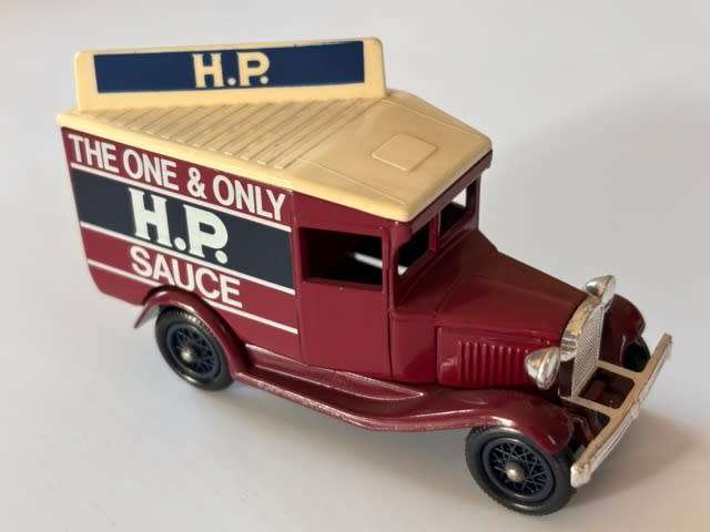 Ford Model A Van `H.P. Sauce` (Lledo `Days Gone By` 1983 +/-1:60 - with box)