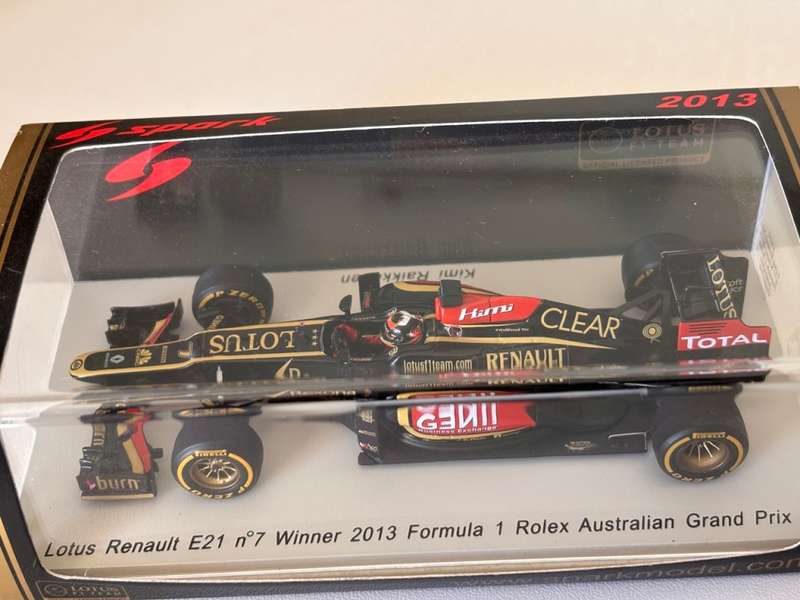 Kimi Raikkonen - 2013 Lotus Renault F1 `Australian GP Winner` (Spark rare 1:43)