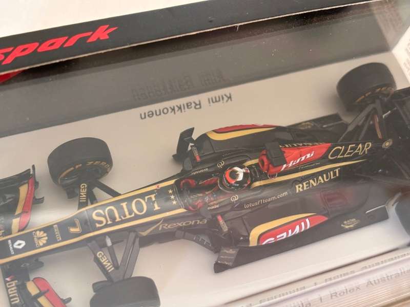 Kimi Raikkonen - 2013 Lotus Renault F1 `Australian GP Winner` (Spark rare 1:43)