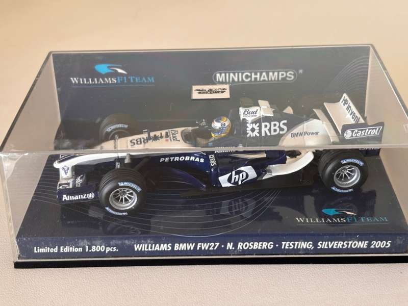 Nico Rosberg - 2005 Williams BMW F1 `Silverstone Test` (Rare Ltd Edition Minichamps 1:43)