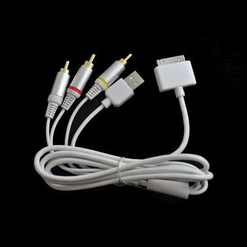 iPhone/iPod 3G AV TV USB Video Cable