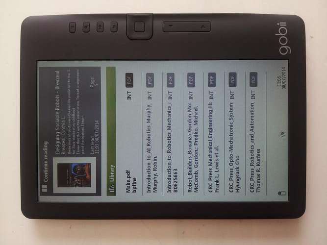 gobii 7" Colour LCD eReader Black