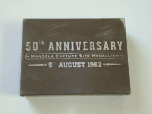 Very Rare - 50th Anniversary - Mandela Capture Site Medallion